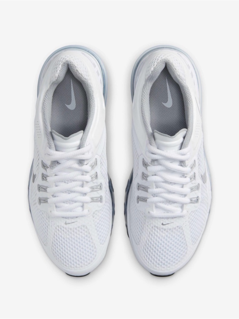 Nike Air Max+ 2013 Running Shoes Silver Accents  Breathable Mesh  Athletic Athle